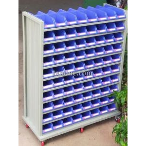 Kệ đựng linh kiện, kệ dụng cụ 2 mặt - khay trung